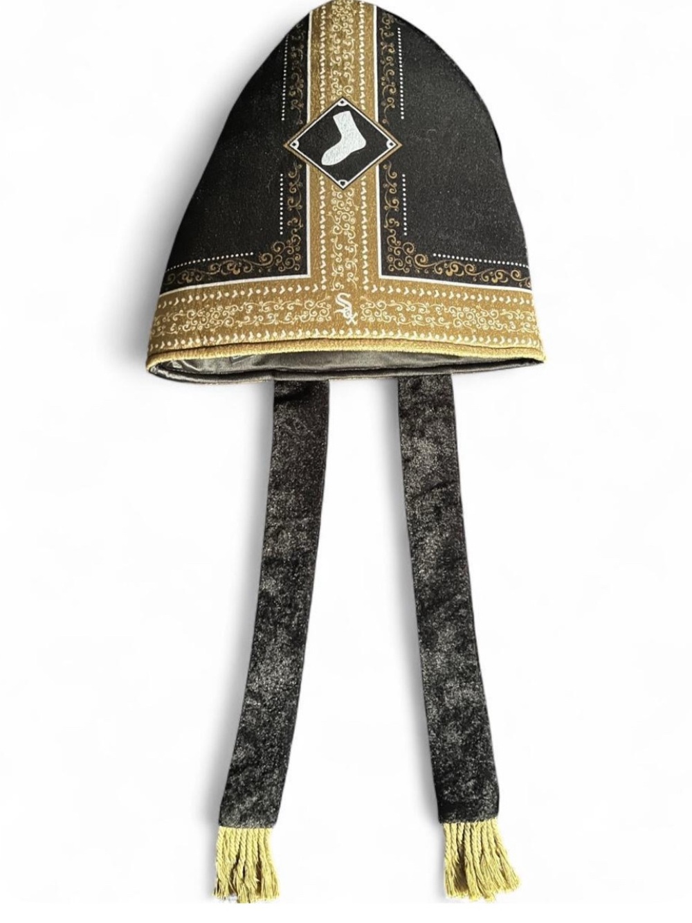 White Sox Black and Gold Pope Hat XIV